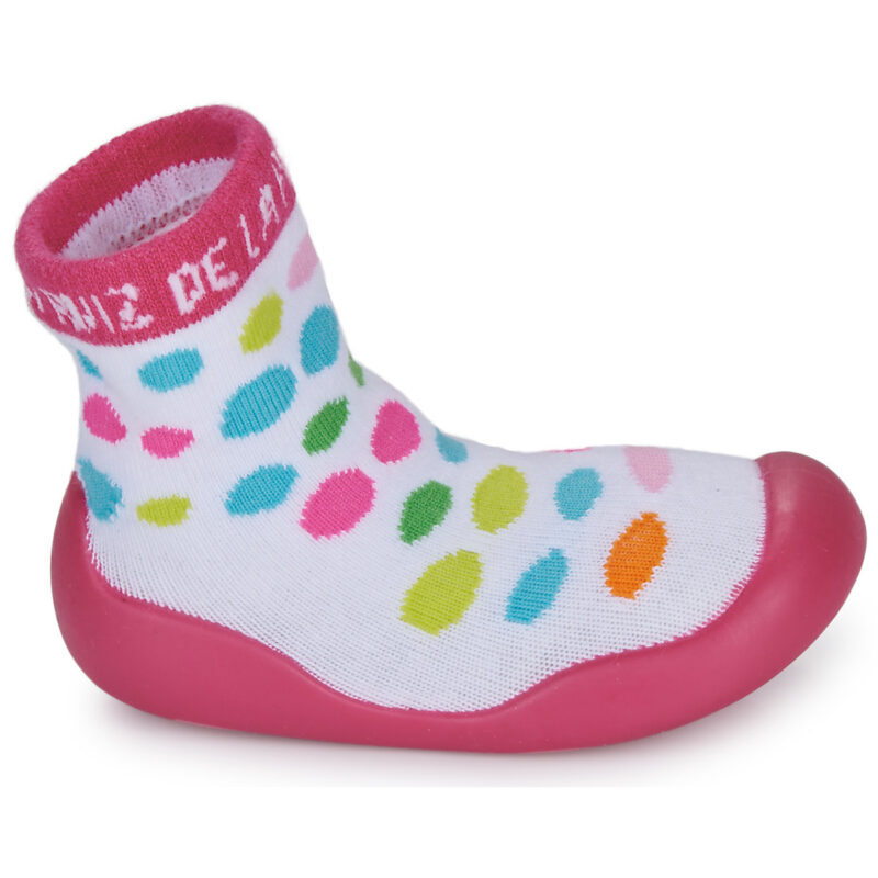 Agatha Ruiz de la Prada SOCKS White Slippers for Girls - 2