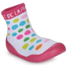 Agatha Ruiz de la Prada SOCKS White Slippers for Girls - 1