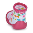 Agatha Ruiz de la Prada SOCKS White Slippers for Girls - 5