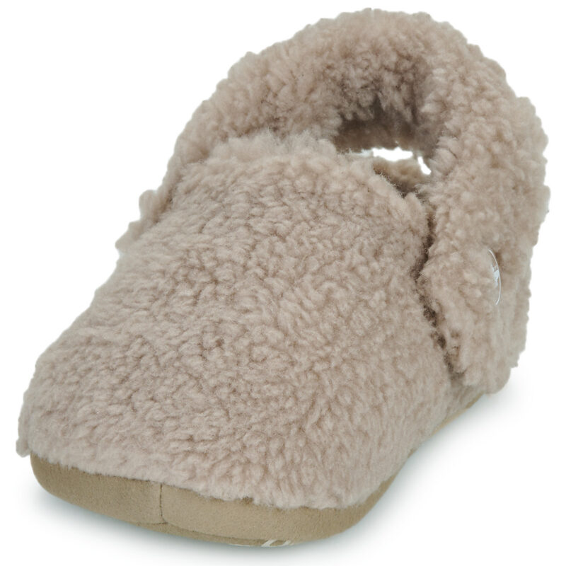 Crocs Classic Cozzzy Slipper T Beige Pantofole Bambina - 3