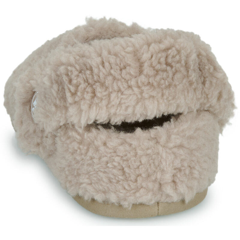 Crocs Classic Cozzzy Slipper T Beige Pantofole Bambina - 5