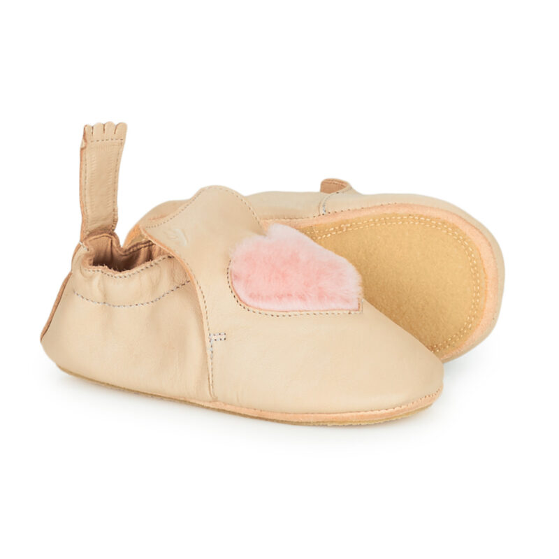 Easy Peasy BLUBLU COEUR Beige Pantofole Bambina - 3