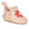 Einfache Kinderhausschuhe für Mädchen Peasy  BLUBLU FLEURS Pink Einfach Peasy 3608925460649