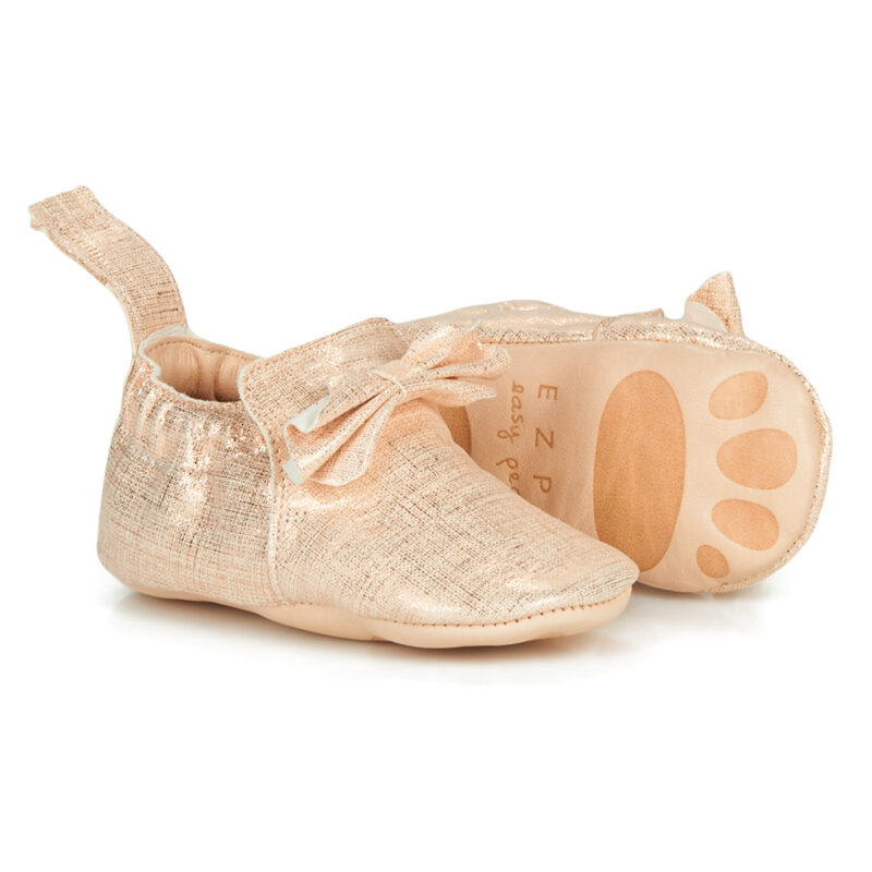 Easy Peasy BLUMOO NOEUD Oro Pantofole Bambina - 3