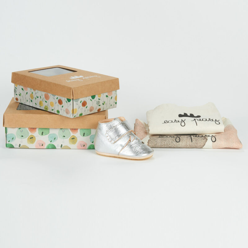 Easy Peasy KINY CHAT Argento Pantofole Bambina - 7