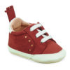 Einfache Kinderhausschuhe für Mädchen Peasy  MY BLUBLU BASKET LACET Red Easy Peasy 3608925704231