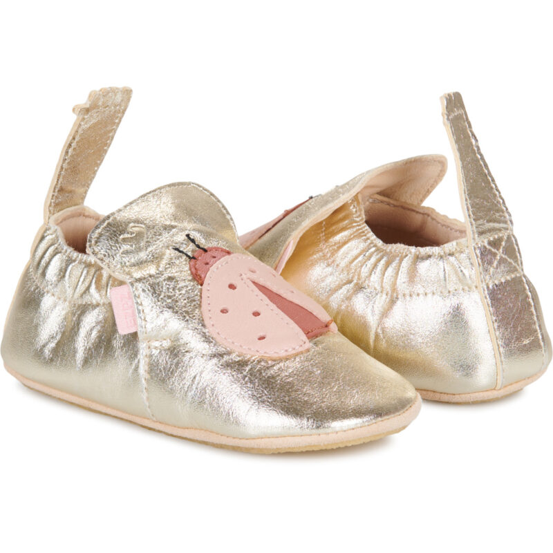 Easy Peasy MY BLUBLU COCCINELLE Oro Pantuflas Ni&ntilde;a - 4