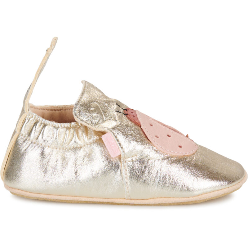 Easy Peasy MY BLUBLU COCCINELLE Oro Pantuflas Ni&ntilde;a - 5