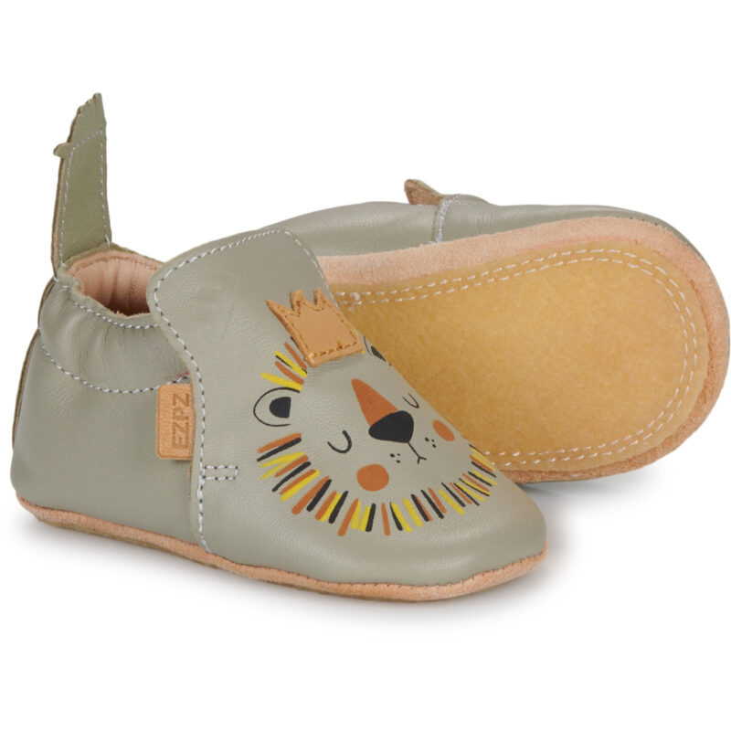 Easy Peasy MY BLUBLU LION Verde Pantofole Bambina - 3