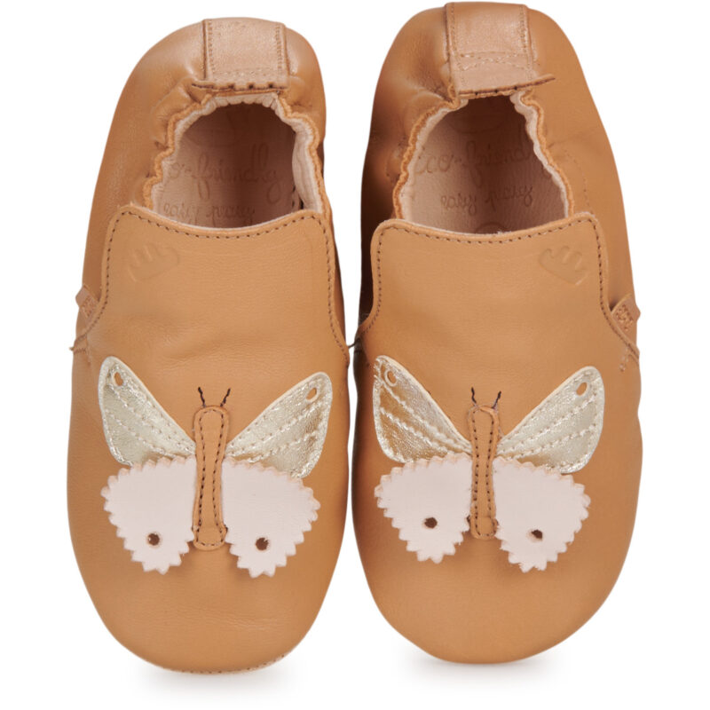 Easy Peasy MY BLUBLU PAPILLON Marrone Pantofole Bambina - 2