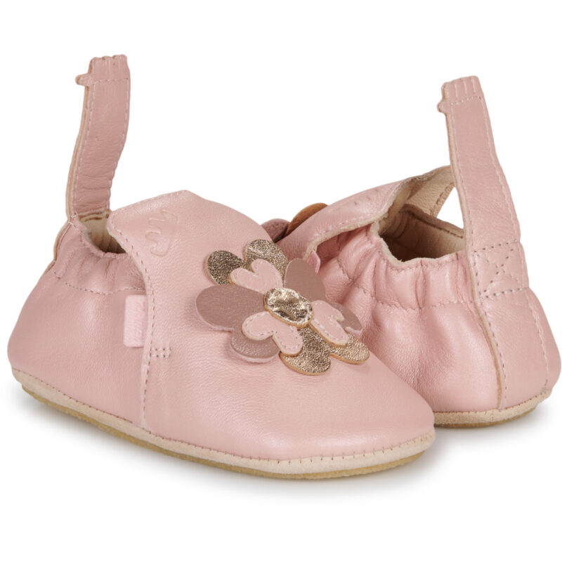 Easy Peasy MY BLUBLU PETALE COEURS Rosa Pantofole Bambina - 4
