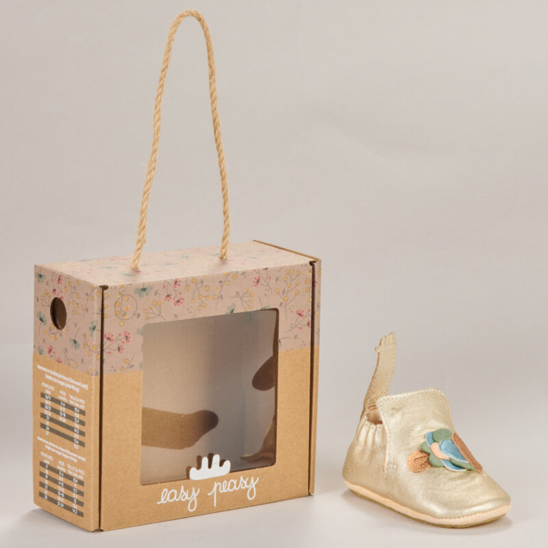 Easy Peasy MY BLUBLU POISSON Oro Pantofole Bambina - 7