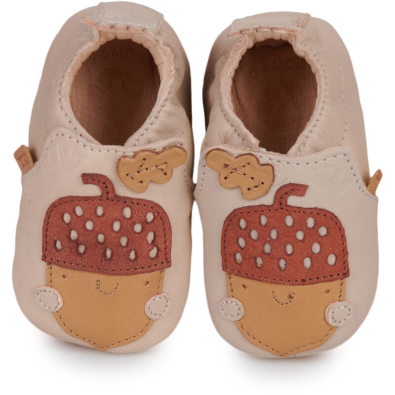 Easy Peasy MY BLUMOO NUTS Beige Girls' Slippers - 2
