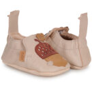 Easy Peasy MY BLUMOO NUTS Beige Girls' Slippers - 4