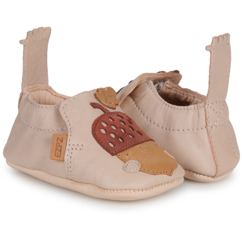 Easy Peasy MY BLUMOO NUTS Beige Girls' Slippers - 4