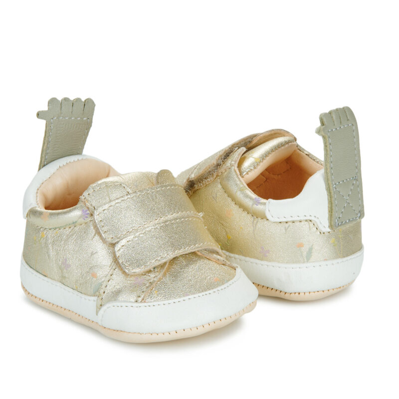 Easy Peasy MY BLUMOO PTI'VELCRO Gold Hausschuhe M&auml;dchen - 4