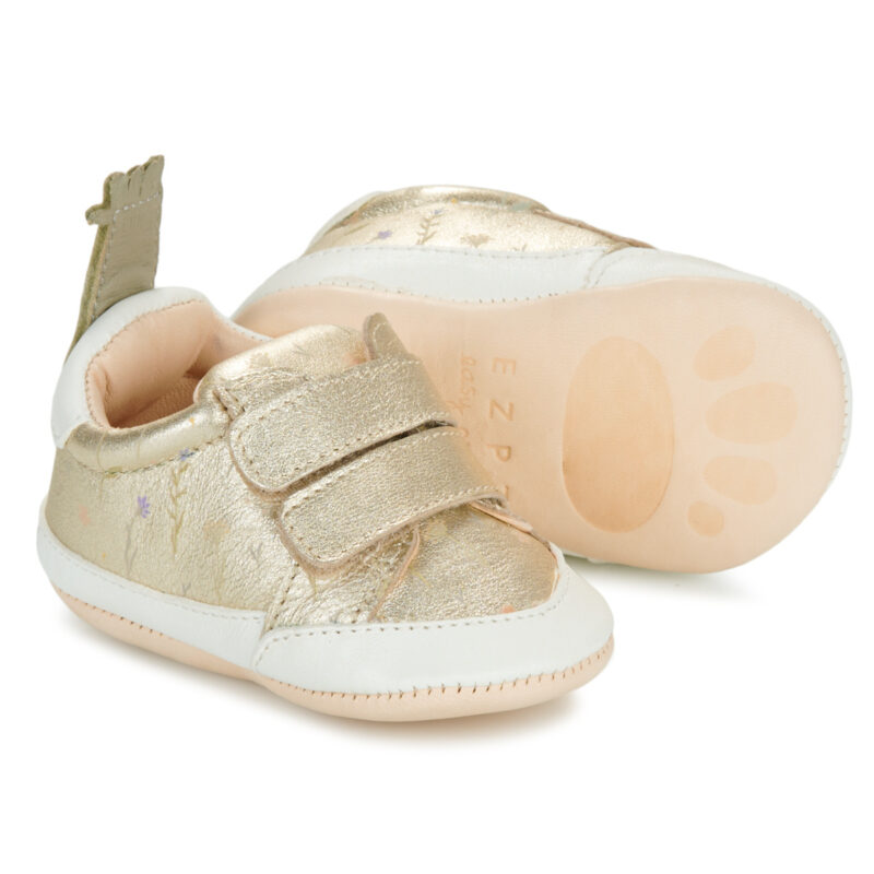 Easy Peasy MY BLUMOO PTI'VELCRO Oro Pantofole Bambina - 3