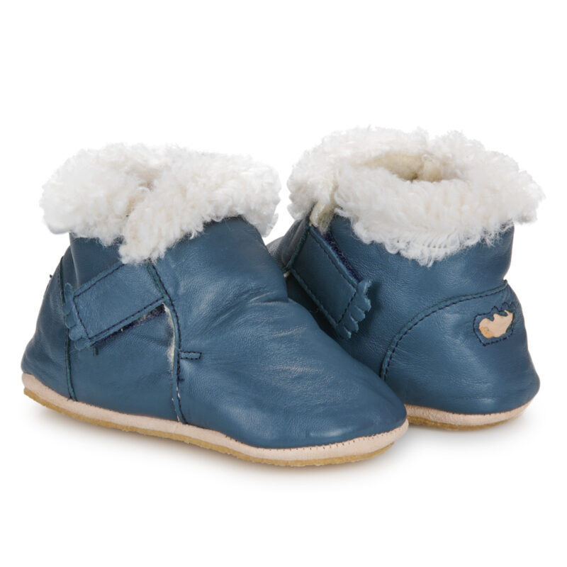 Easy Peasy MY FOUBLU Blau Pantoletten M&auml;dchen - 4