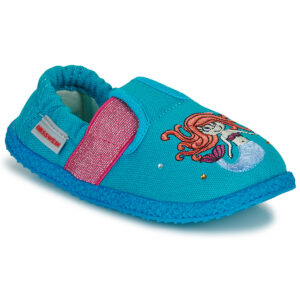 Pantofole bambini ragazza Giesswein  AISLINGEN  Blu Giesswein 9009553998445