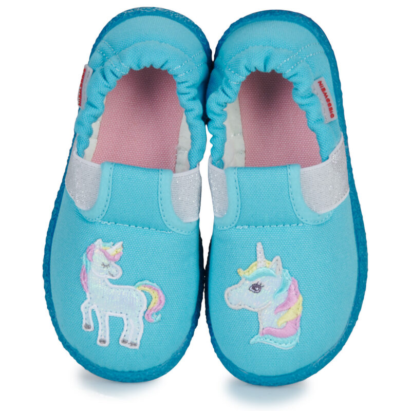 Giesswein ARZL Blu Pantofole Bambina - 6