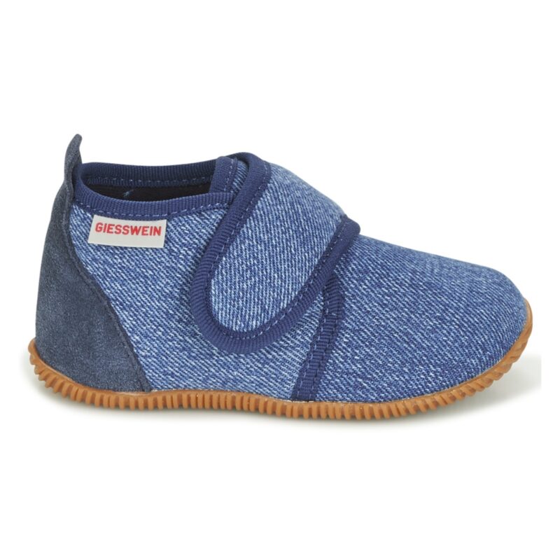 Giesswein STRASS SLIM FIT Blaue M&auml;dchenpantoffeln - Gr&ouml;&szlig;e 2