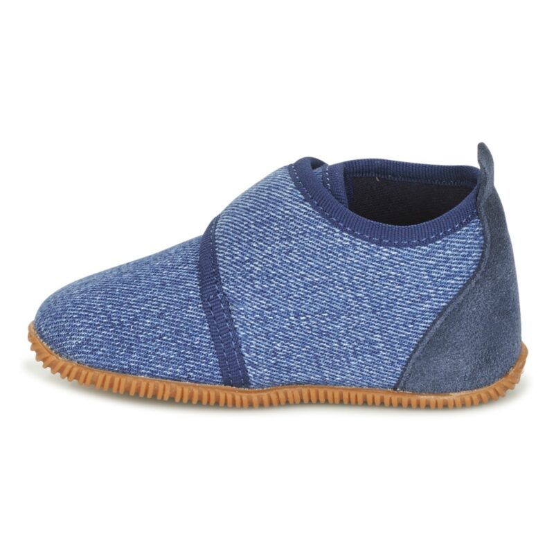 Giesswein STRASS SLIM FIT Blaue M&auml;dchenpantoffeln - Gr&ouml;&szlig;e 4