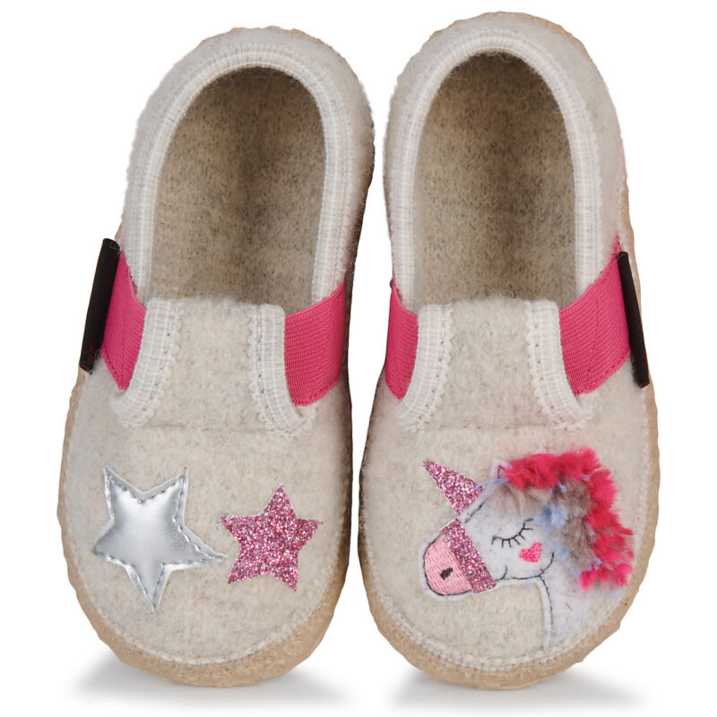 Giesswein TRABENING Beige Pantofole Bambina - 6