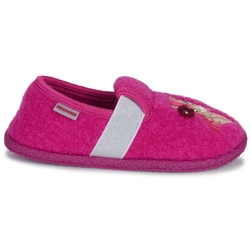 Giesswein TREBENDORF Pink - M&auml;dchenpantoffeln - 2