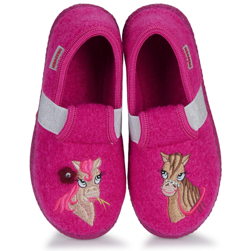 Giesswein TREBENDORF Pink - M&auml;dchenpantoffeln - 6