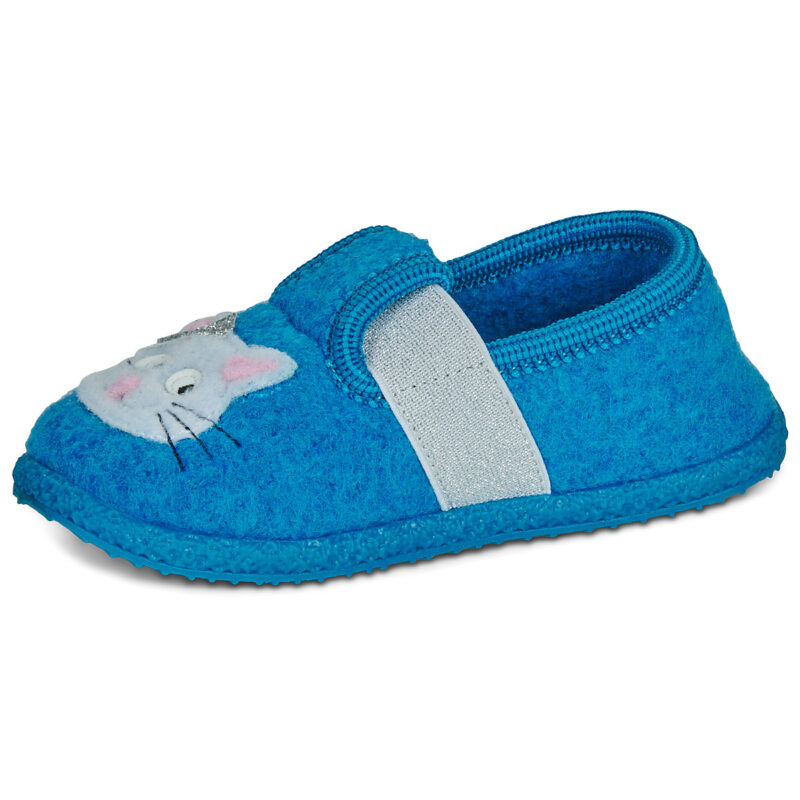 Giesswein Pantuflas azules para ni&ntilde;a TROSTADT - 4