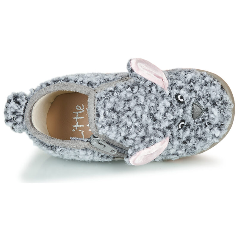 Little Mary LAPINZIP Grigio Pantofole Ni&ntilde;a - 6