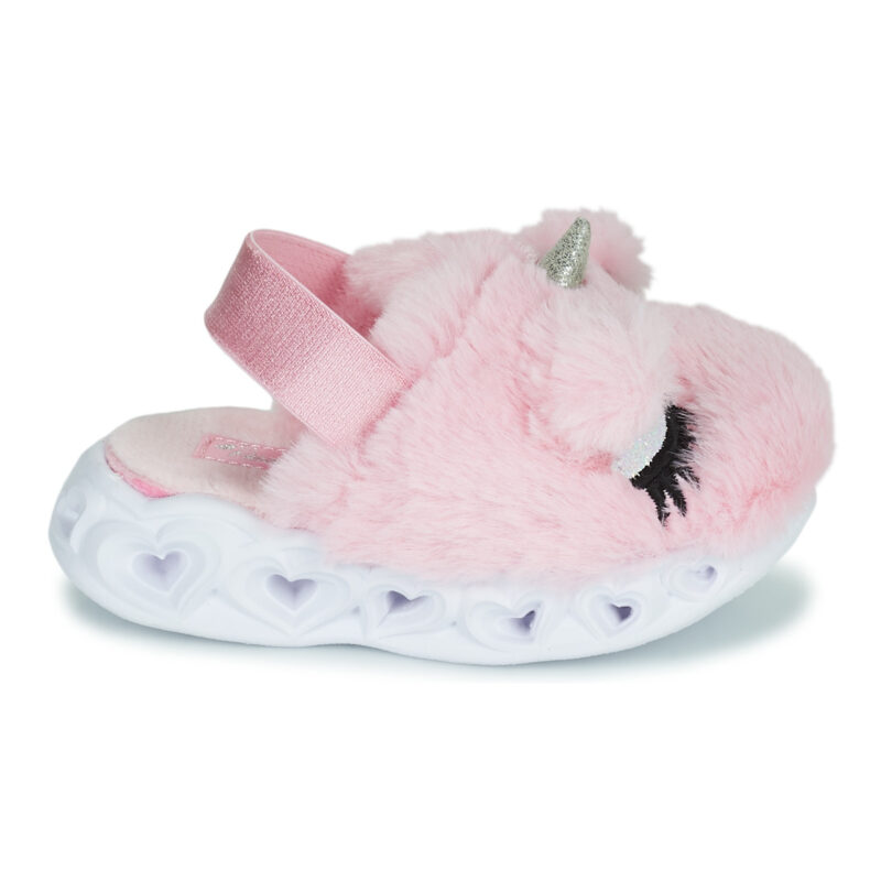 Skechers  HEART LIGHTS SANDALS  Rosa Pantofole Bambina - 2