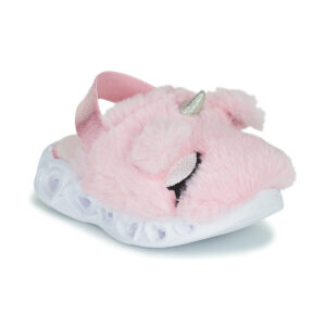 Pantofole bambini ragazza Skechers  HEART LIGHTS SANDALS  Rosa Skechers 195969392867