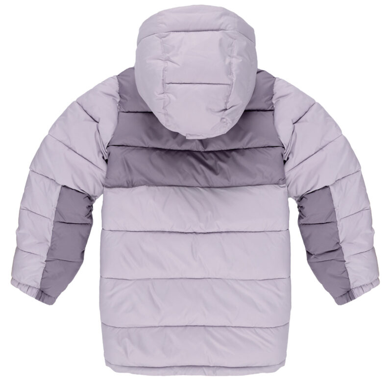 Chaqueta de plumas Columbia para ni&ntilde;a, modelo Pike Lake Mid, color morado. Chaquetas de plumas para ni&ntilde;a - 2