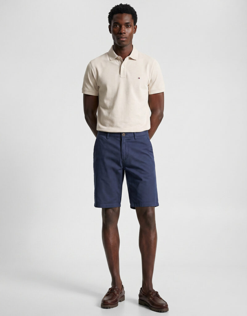 Polo Tommy Hilfiger LIQUID COTTON REG SEASONAL POLO Beige - Polo Uomo - 2