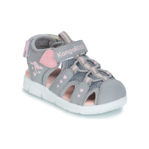 Sandali bambini ragazza Kangaroos  K-MINI  Grigio Kangaroos 4061578032783