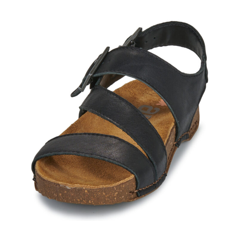 Art I BREATHE Black Men's Low Sandals - 3