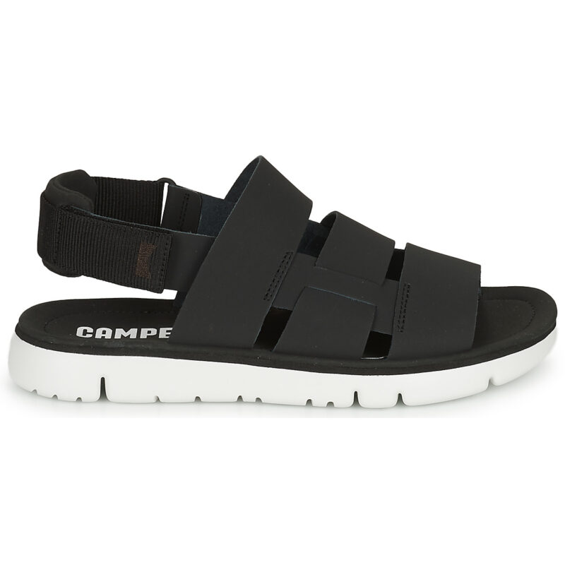 Camper Hello Negro/OrugaS.Negro-Bio Houston Black Men's Low Sandals - 2