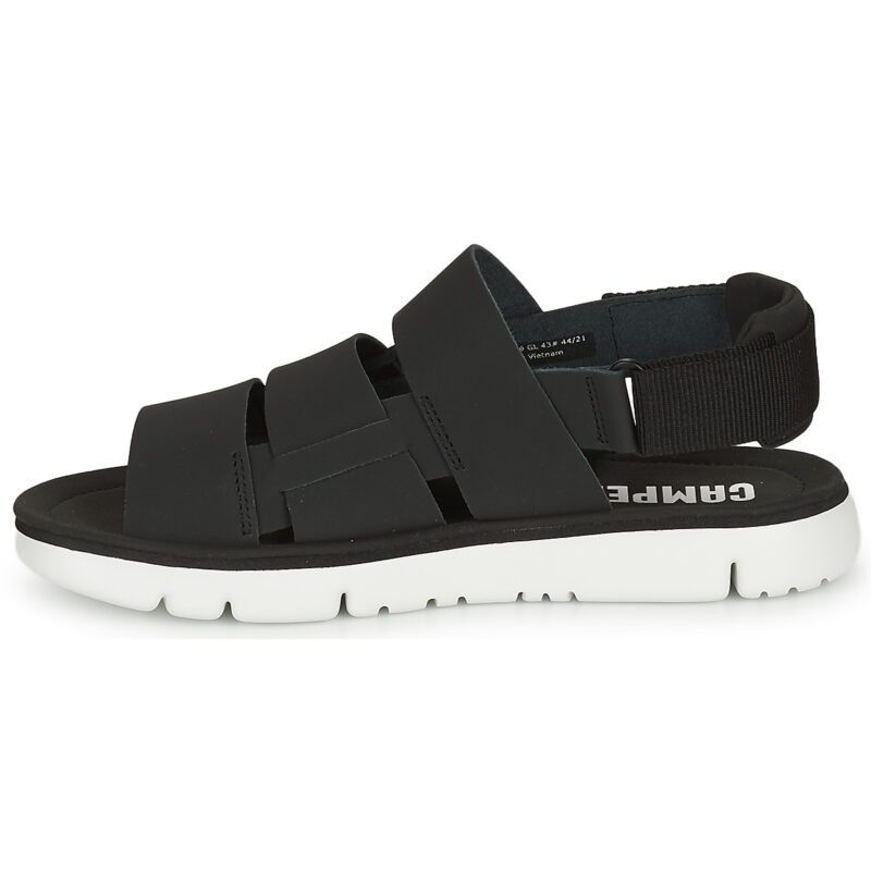 Camper Hello Negro/OrugaS.Negro-Bio Houston Black Men's Low Sandals - 4