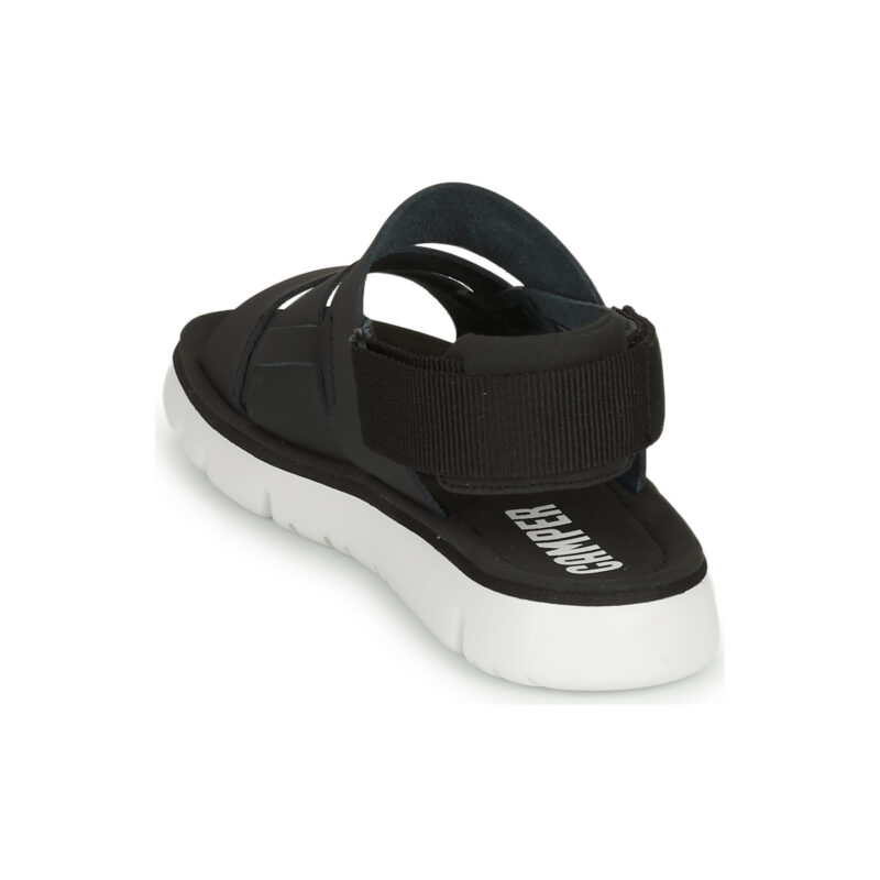 Camper Hello Negro/OrugaS.Negro-Bio Houston Black Men's Low Sandals - 5