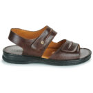 Casual Attitude BELIDOU Braune Herren-Sandalen mit niedrigem Schaft - Gr&ouml;&szlig;e 2