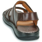 Casual Attitude BELIDOU Braune Herren-Sandalen mit niedrigem Schaft - Gr&ouml;&szlig;e 5