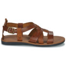 Dream in Green FRAGENELLE Braune Herren-Sandalen mit niedrigem Schaft - Gr&ouml;&szlig;e 2