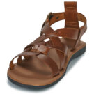 Dream in Green FRAGENELLE Braune Herren-Sandalen mit niedrigem Schaft - Gr&ouml;&szlig;e 3