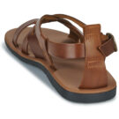 Dream in Green FRAGENELLE Braune Herren-Sandalen mit niedrigem Schaft - Gr&ouml;&szlig;e 5