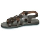 Dream in Green QUESELLI Braune Herren-Sandalen mit niedrigem Schaft - Gr&ouml;&szlig;e 4