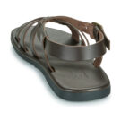 Dream in Green QUESELLI Braune Herren-Sandalen mit niedrigem Schaft - Gr&ouml;&szlig;e 5