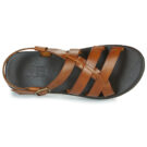 Dream in Green QUESELLI Braune Herren-Sandalen mit niedrigem Schaft - Gr&ouml;&szlig;e 6