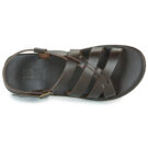 Dream in Green QUESELLI Braune Herren-Sandalen mit niedrigem Schaft - Gr&ouml;&szlig;e 6