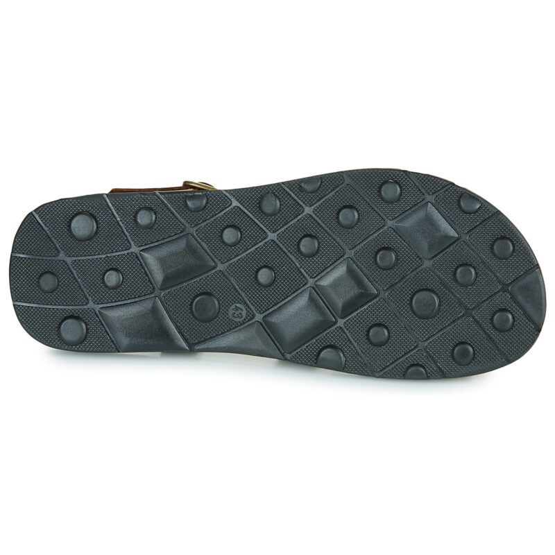 Dream in Green QUESELLI Braune Herren-Sandalen mit niedrigem Schaft - Gr&ouml;&szlig;e 7
